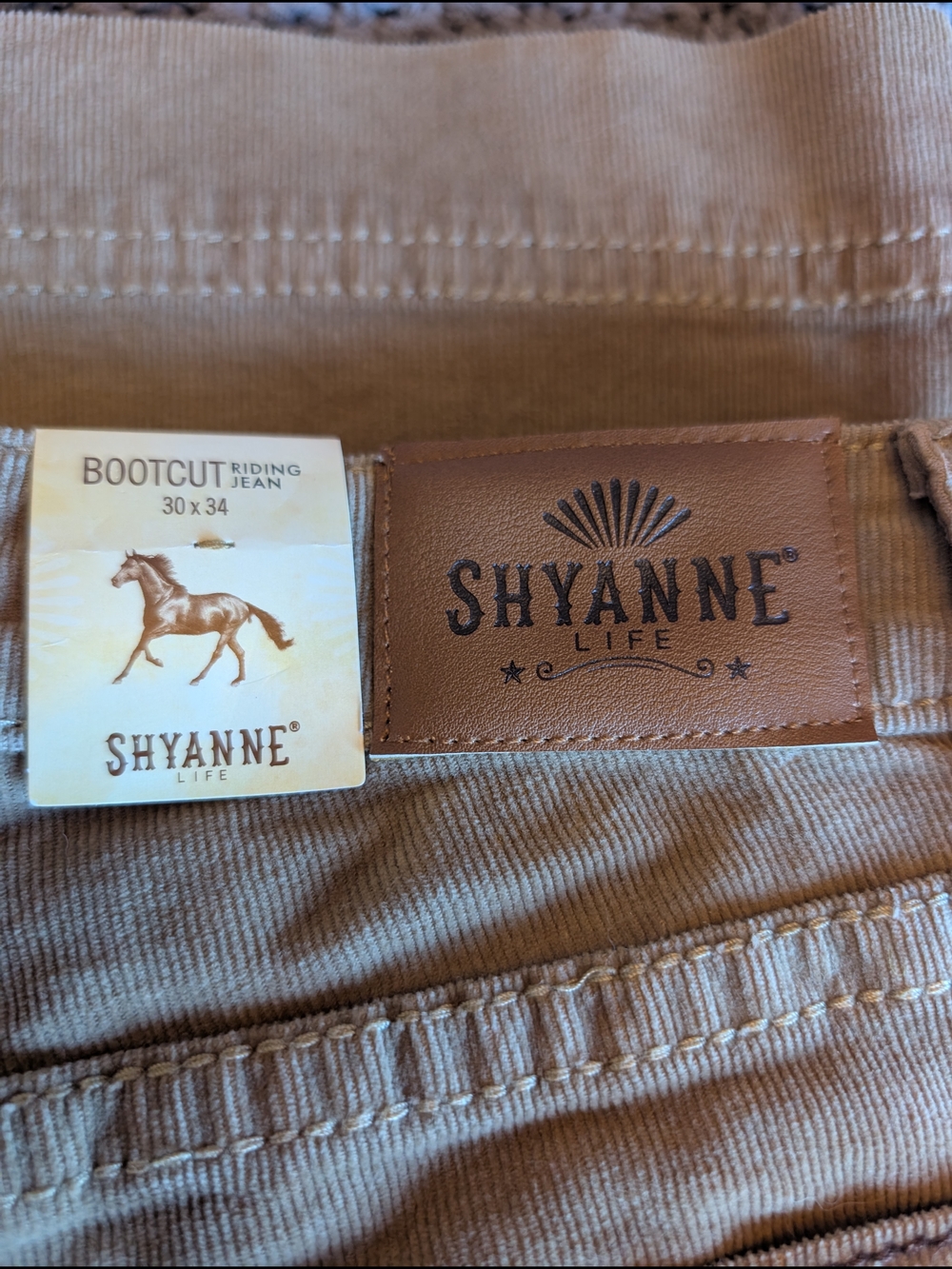Shyanne Life Bootcut Riding Jeans in Tan
